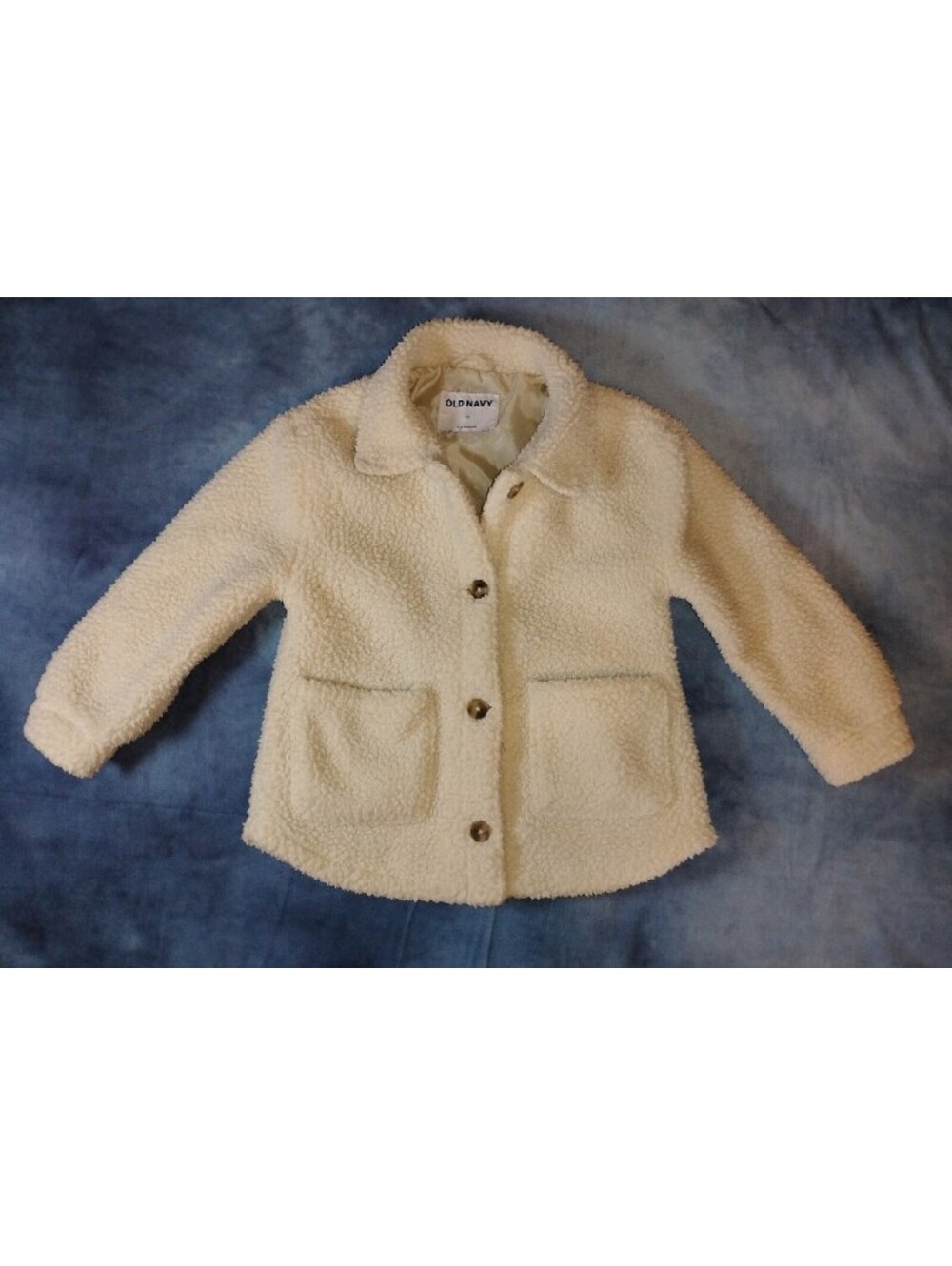 Old Navy Cream Sherpa Fleece Jacket